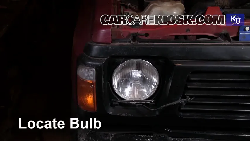 1993 Nissan Patrol LX 2.8L 6 Cyl. Turbo Diesel Luces Faro delantero (reemplazar foco)